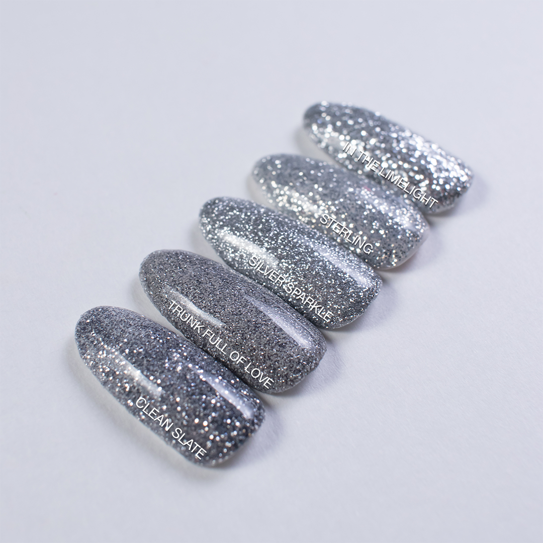 P+ Clean Slate Glitter Gel Polish